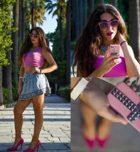 outfit rosa primaverile outfit rosa primaverile