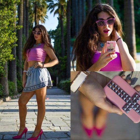 outfit rosa primaverile outfit rosa primaverile