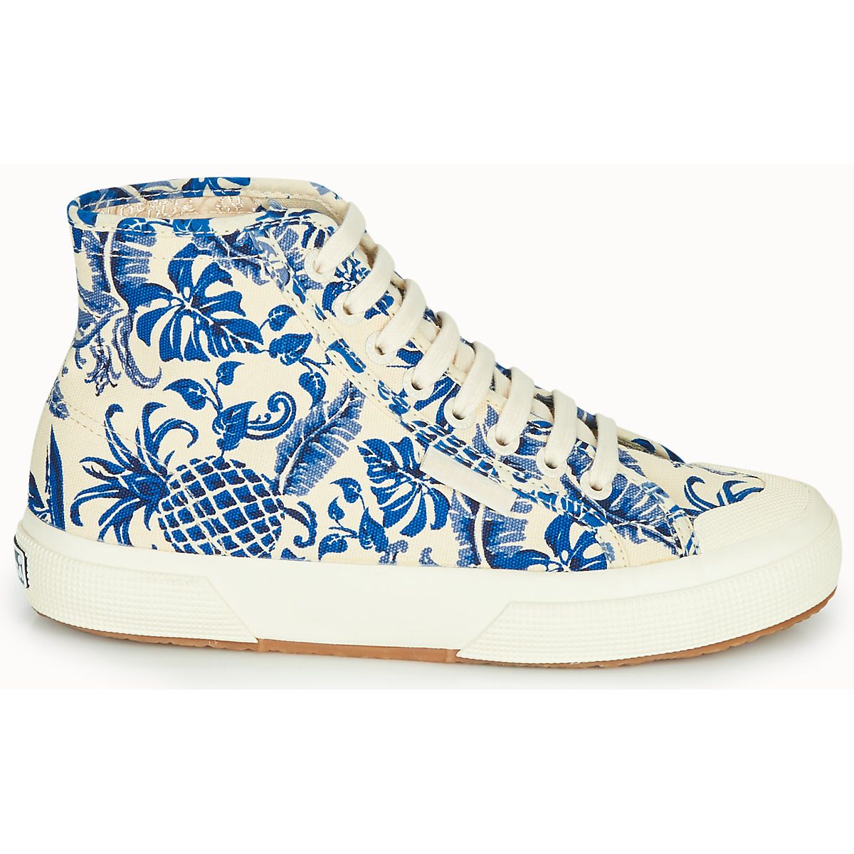 superga alte blu