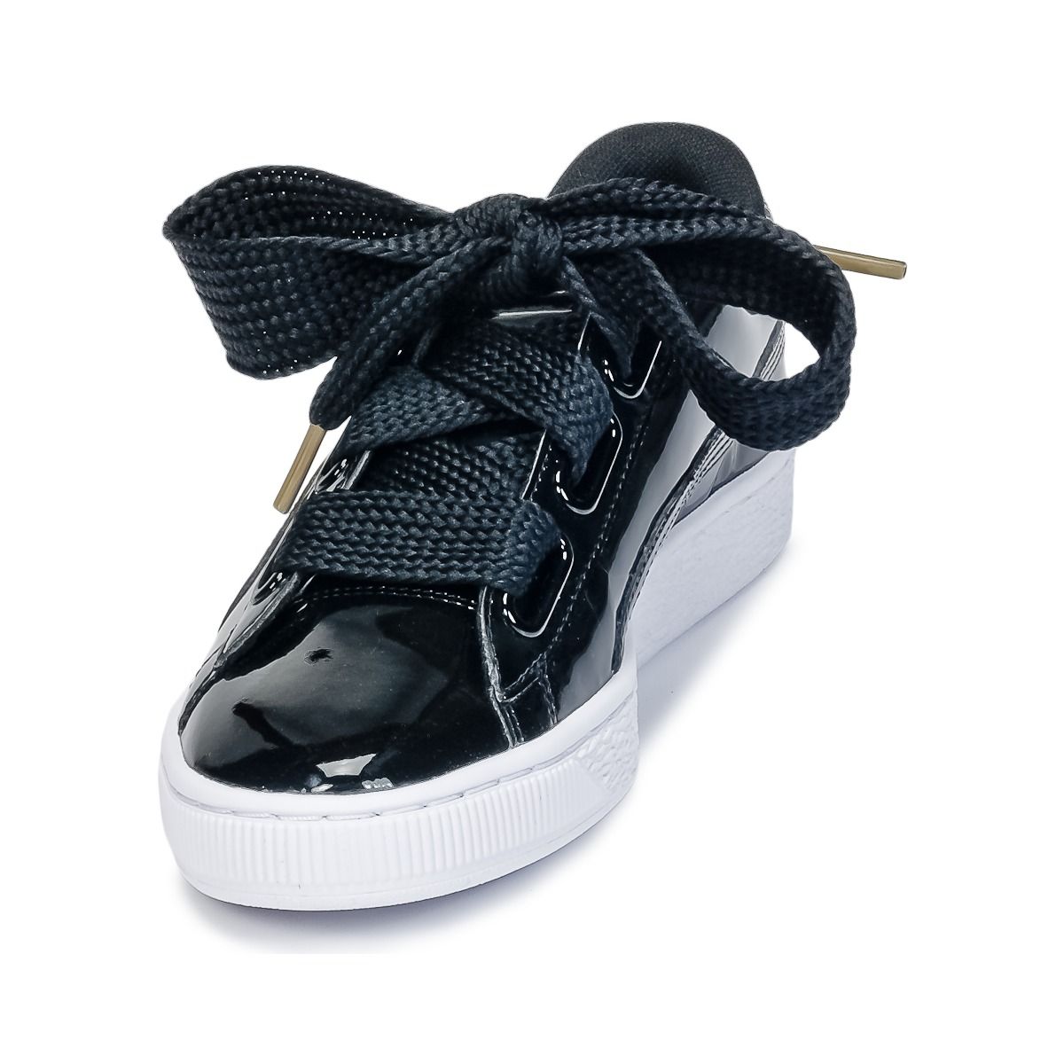 puma heart bambino nero