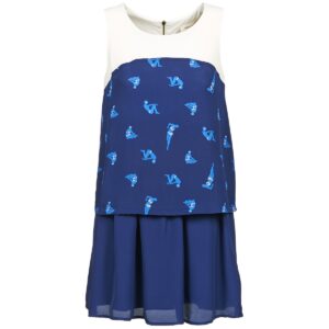 Abito corto  Naf Naf  LIBAIN  Blu -  Abiti corti Donna