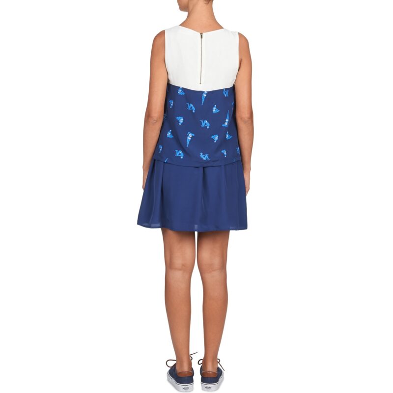 Kurzes Kleid Naf Naf LIBAIN Blau Kurze Kleider Damen - 4