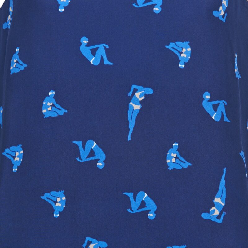 Kurzes Kleid Naf Naf LIBAIN Blau Kurze Kleider Damen - 5