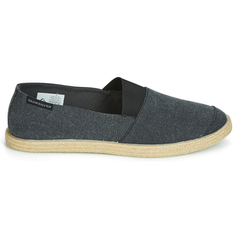 Quiksilver Espadrilles M Schuh SBKM Schwarze Herren-Espadrilles - Gr&ouml;&szlig;e 2