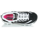 Skechers D'LITES Schwarze Low-Sneaker f&uuml;r Damen - Gr&ouml;&szlig;e 6