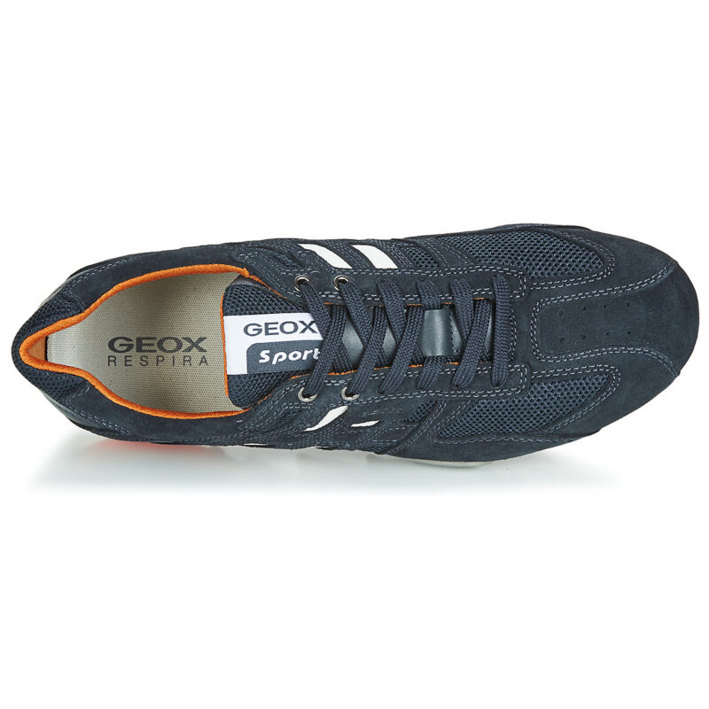 Geox UOMO SNAKE Blaue Herren-Sneaker - Gr&ouml;&szlig;e 6