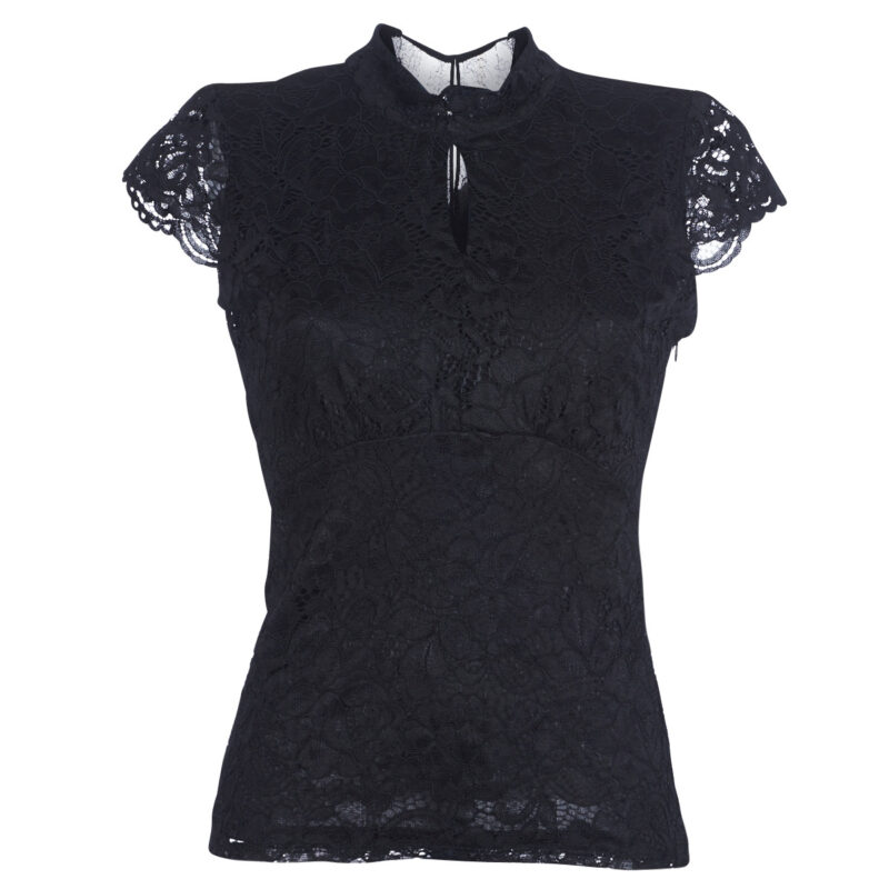 blusa Morgan Blusas negras DNEMA para mujer - 1