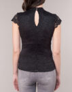 blusa Morgan Blusas negras DNEMA para mujer - 5