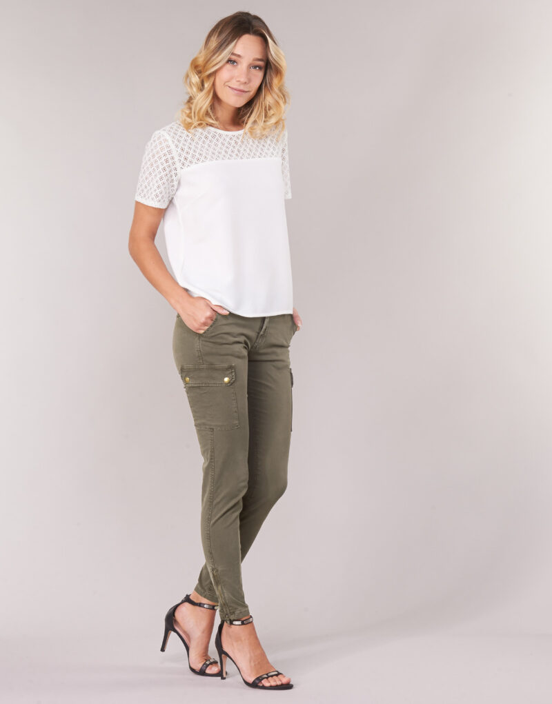 Pantalone Cargo Le Temps des Cerises ARMY Kaki Pantalone Cargo Donna - 3