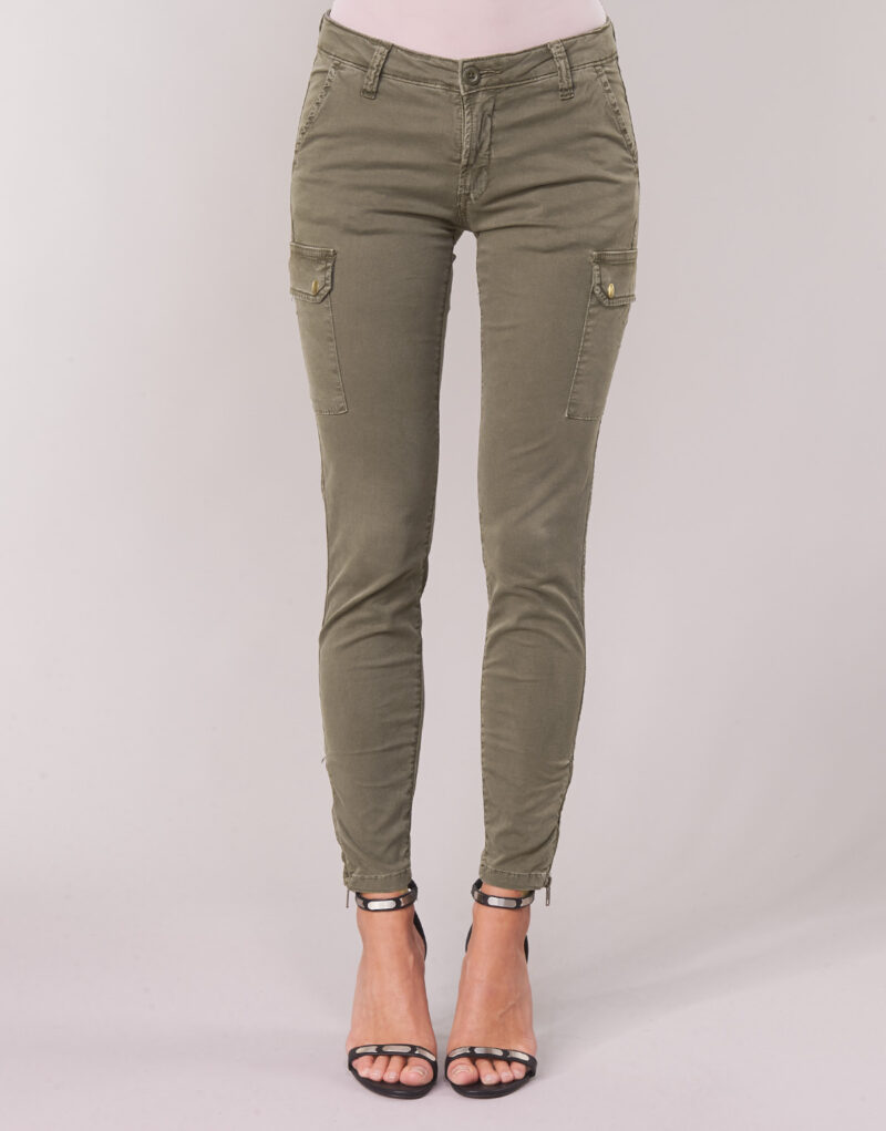 Pantalone Cargo Le Temps des Cerises ARMY Kaki Pantalone Cargo Donna - 4