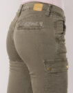 Pantalone Cargo Le Temps des Cerises ARMY Kaki Pantalone Cargo Donna - 6