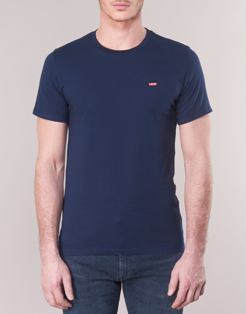 T-shirt  Levis  SS ORIGINAL HM TEE  Marine -  T-shirt maniche corte Uomo - 4