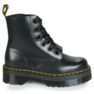 Dr. Martens MOLLY BLACK BUTTERO Schwarze Damen-Ankle-Boots - Gr&ouml;&szlig;e 2