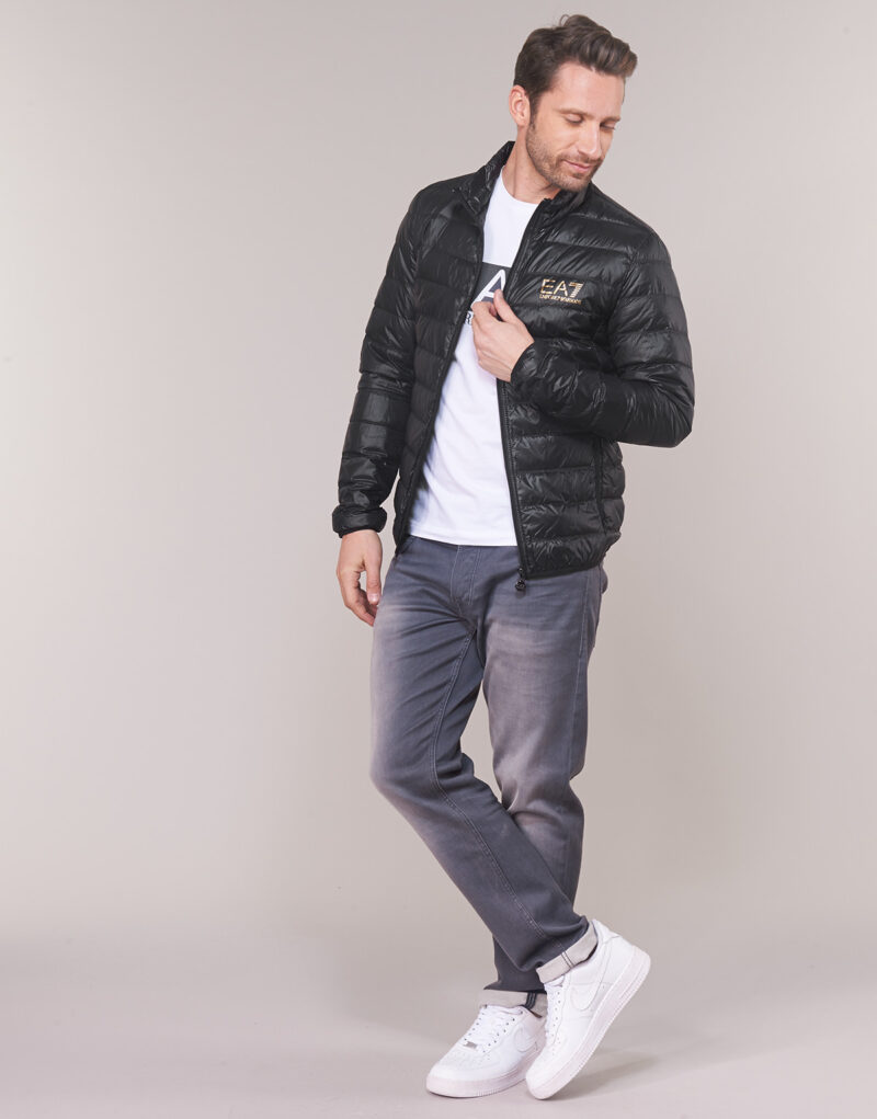 Chaqueta acolchada Emporio Armani EA7 TRAIN CORE ID DOWN LT Negra Chaquetas acolchadas Hombre - 3