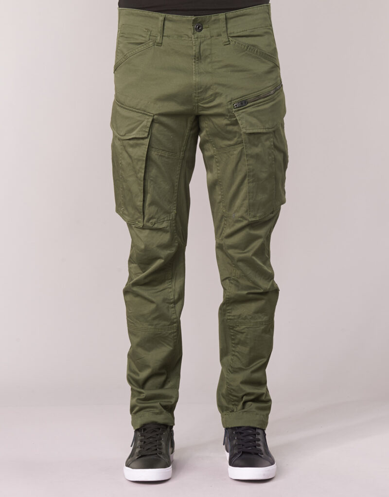 Pantalone Cargo G-Star Raw ROVIC ZIP 3D STRAIGHT TAPERED Kaki Pantalone Cargo Uomo - 4
