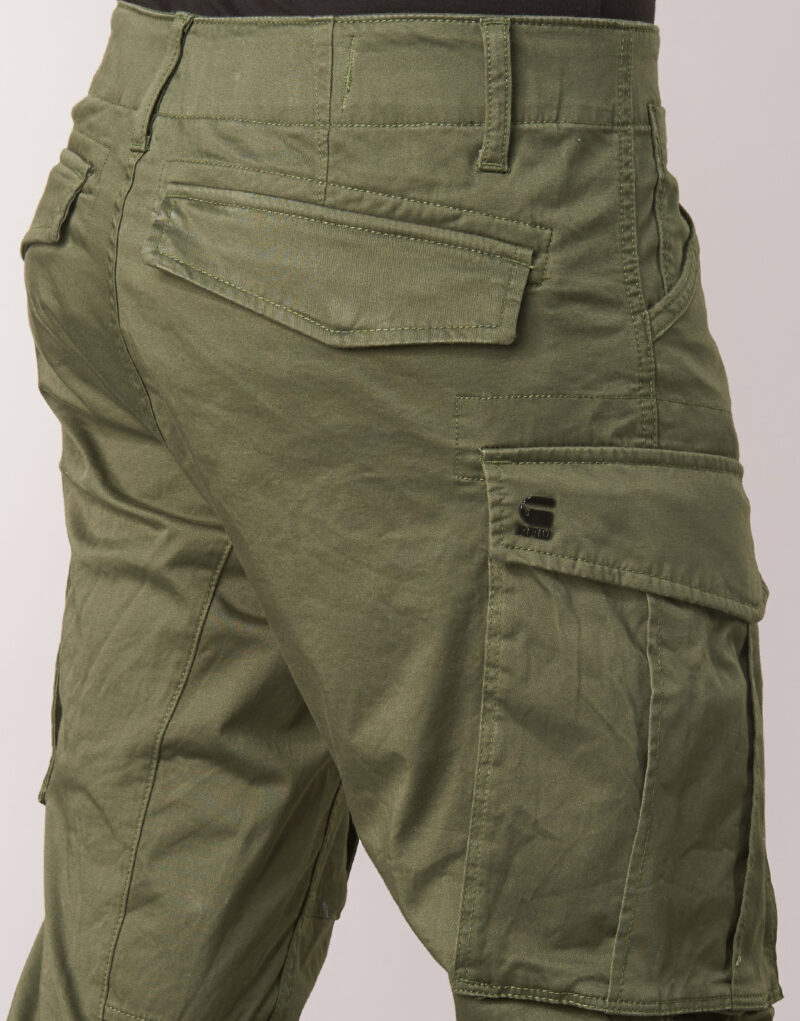 Pantalone Cargo G-Star Raw ROVIC ZIP 3D STRAIGHT TAPERED Kaki Pantalone Cargo Uomo - 6