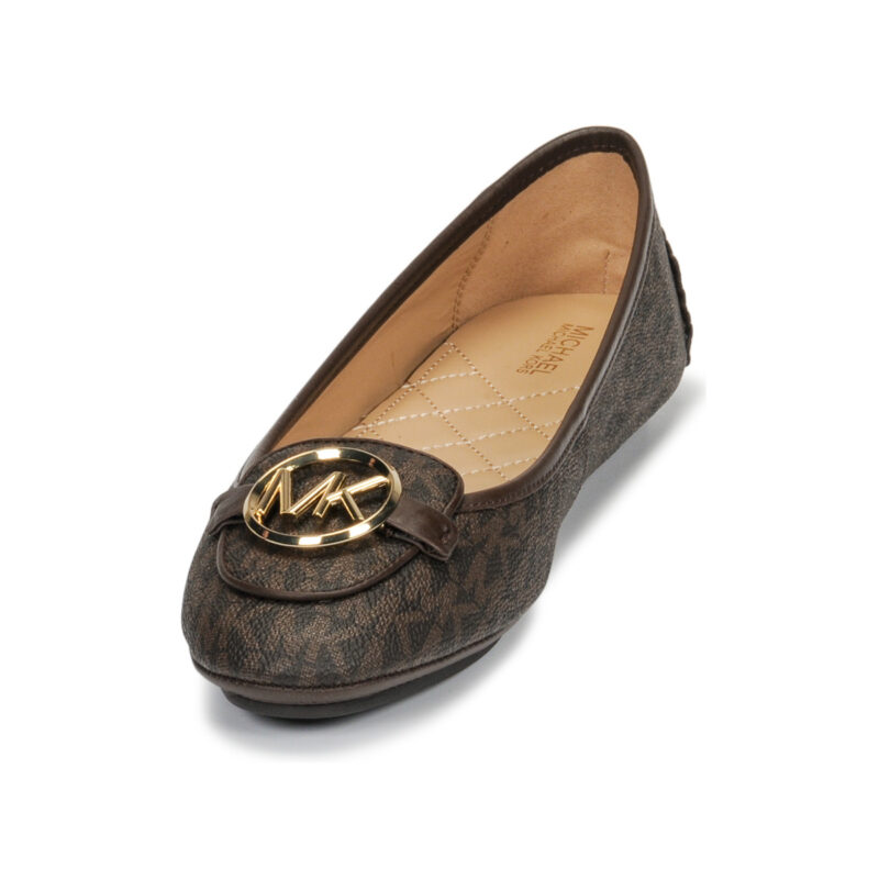 MICHAEL Michael Kors LILLIE MOC Brown Flats Women - 3