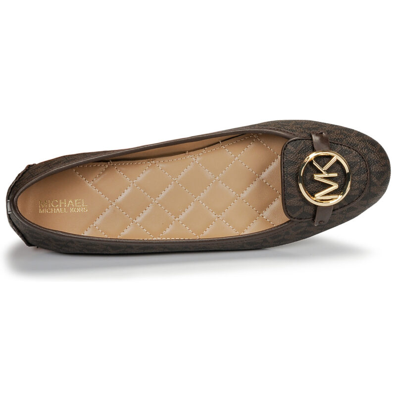 MICHAEL Michael Kors LILLIE MOC Brown Flats Women - 6