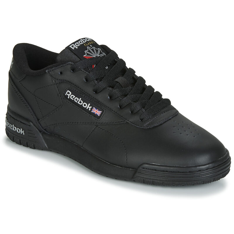 Reebok Classic EXOFIT LO CLEAN LOGO INT Schwarze Low-Sneaker f&uuml;r Damen - Gr&ouml;&szlig;e 1