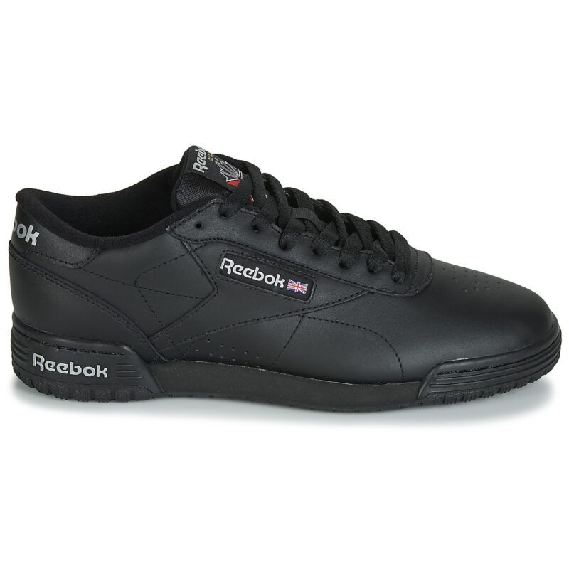 Reebok Classic EXOFIT LO CLEAN LOGO INT Schwarze Low-Sneaker f&uuml;r Damen - Gr&ouml;&szlig;e 2