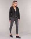 Giacca in pelle Noisy May NMREBEL Nero Giacche in pelle Donna - 3