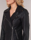 Giacca in pelle Noisy May NMREBEL Nero Giacche in pelle Donna - 6