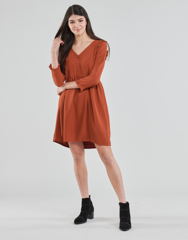 Abito corto Betty London JOELIE Marrone Abiti corti Donna - 2