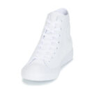 Converse  ALL STAR MONOCHROME CUIR HI  Bianco -  Sneakers alte Uomo - 3