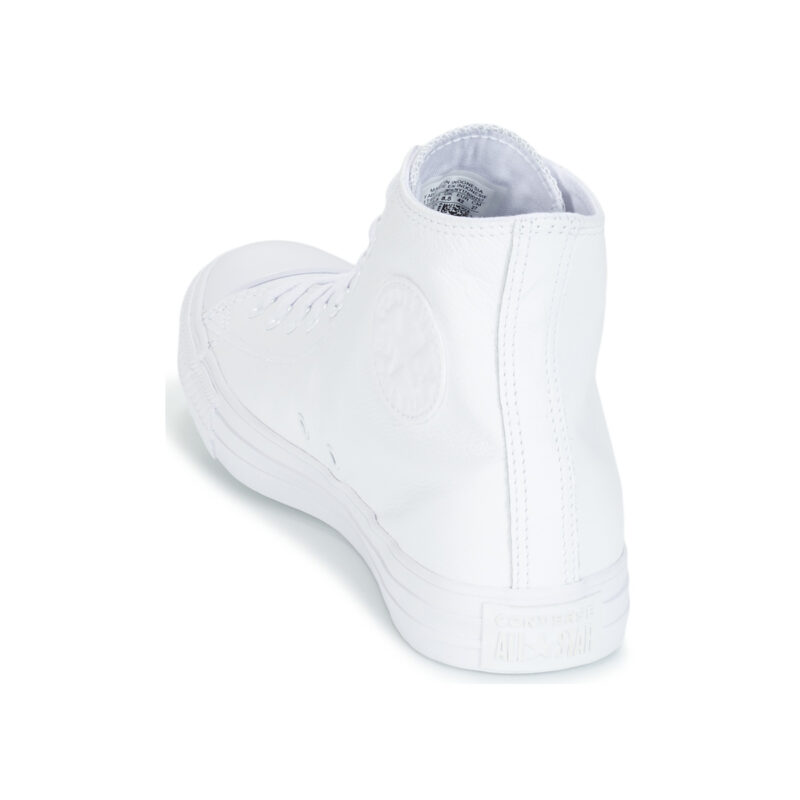 Converse  ALL STAR MONOCHROME CUIR HI  Bianco -  Sneakers alte Uomo - 5