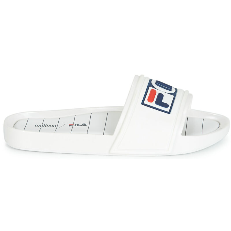 Melissa SLIDE + FILA Bianco ciabatte Donna - 2