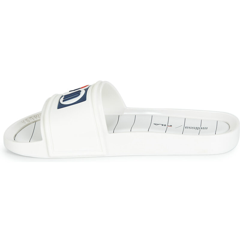 Melissa SLIDE + FILA Bianco ciabatte Donna - 4
