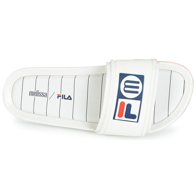 Melissa SLIDE + FILA Bianco ciabatte Donna - 6