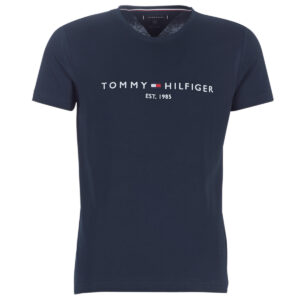 T-shirt  Tommy Hilfiger  TOMMY FLAG HILFIGER TEE  Blu -  T-shirt maniche corte Uomo