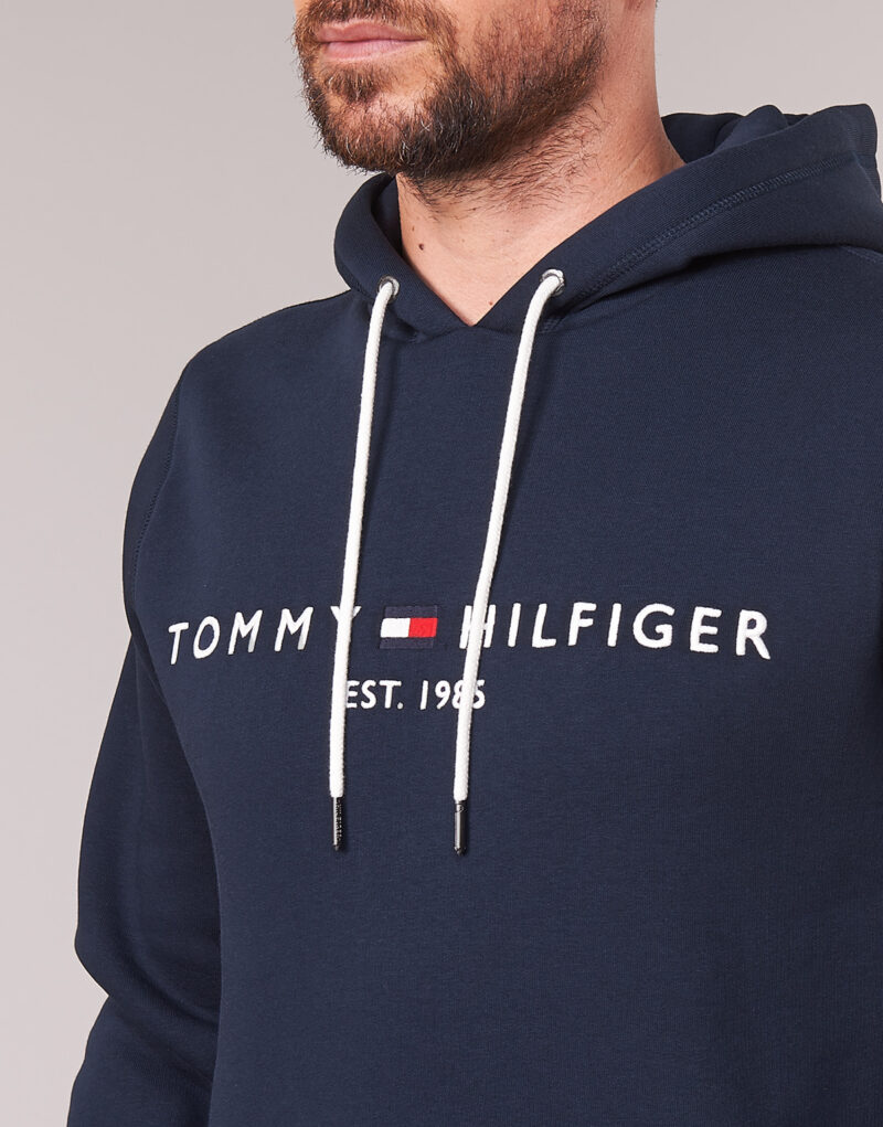 Felpe con cappuccio Tommy Hilfiger TOMMY LOGO HOODY Blu Felpe con cappuccio Uomo - 6