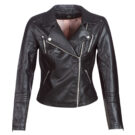 Leather jacketelle Only ONLGEMMA Black Jackets in pelle Donna - 1