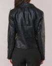 Leather jacketelle Only ONLGEMMA Black Jackets in pelle Donna - 5