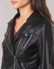 Leather jacketelle Only ONLGEMMA Black Jackets in pelle Donna - 6