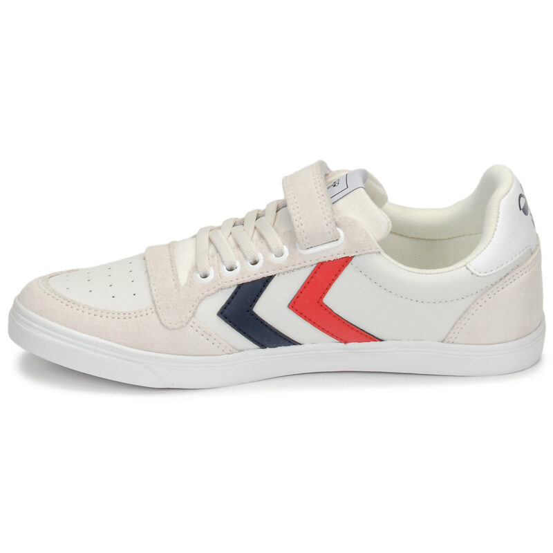 hummel SLIMMER STADIL LEATHER LOW JR Bianco Sneakers Bambino - 4