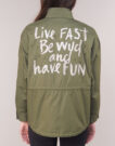 Parka Only ONLVERA Kaki Parka Donna - 5