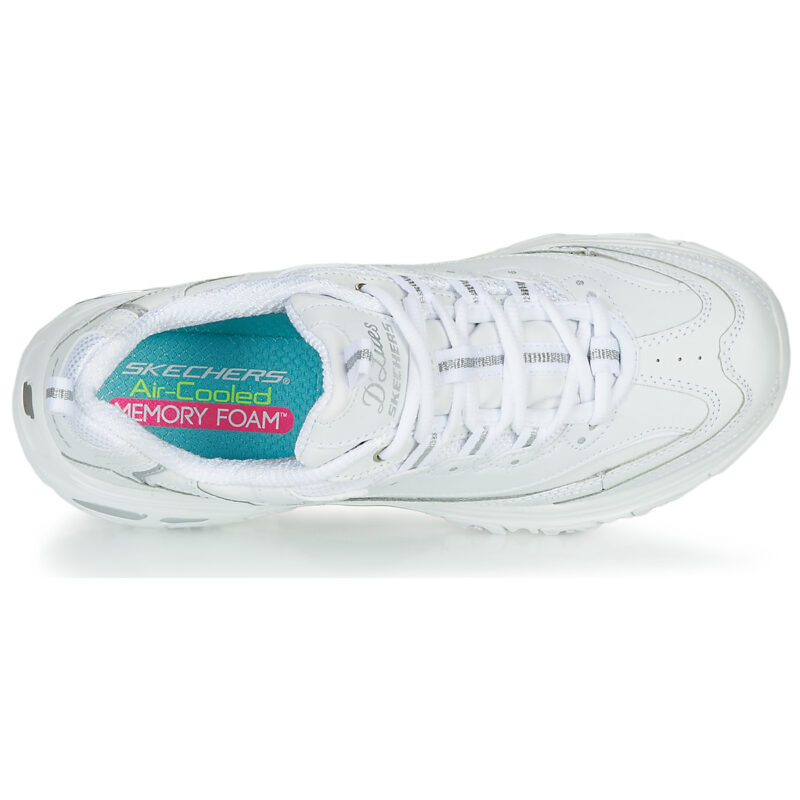Skechers D'LITES Blanc Baskets basses Femme - 6