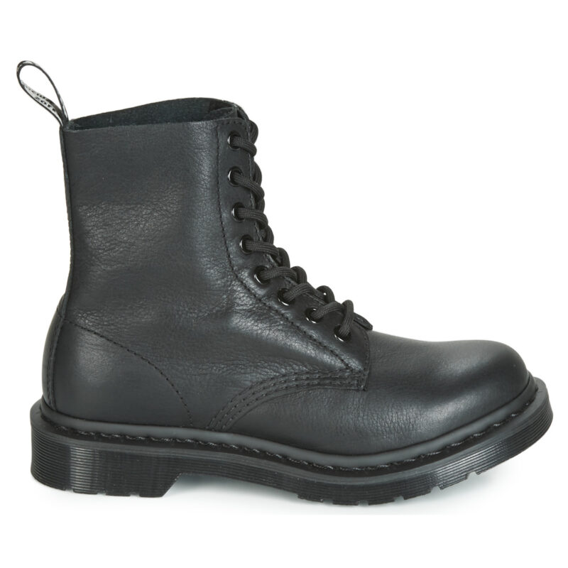 Dr. Martens 1460 PASCAL MONO BLACK VIRGINIA Nero Stivaletti Donna - 2