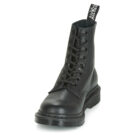 Dr. Martens 1460 PASCAL MONO BLACK VIRGINIA Nero Stivaletti Donna - 3