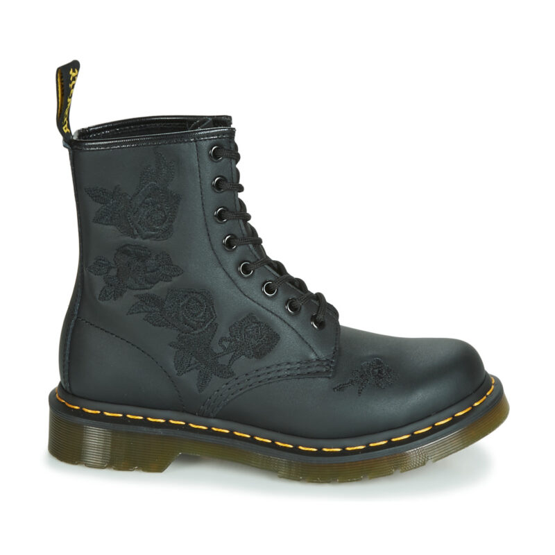 Dr. Martens 1460 VONDA MONO BLACK SOFTY T Schwarze Damen-Ankle-Boots - Gr&ouml;&szlig;e 2