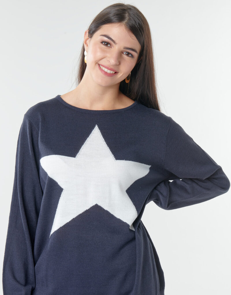 Maglione  Moony Mood  PATOO  Marine -  Maglioni Donna - 5