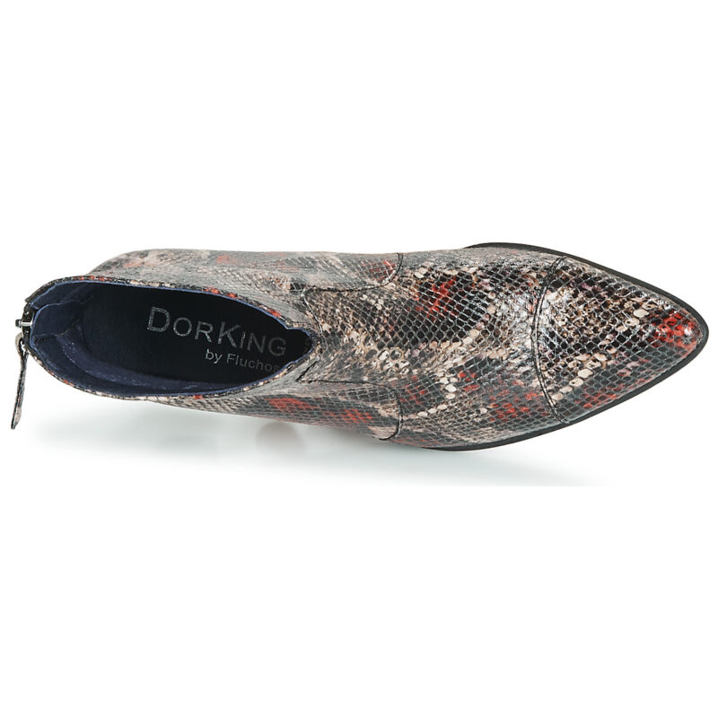 Dorking GRANADA Rosso Stivaletti Donna - 6