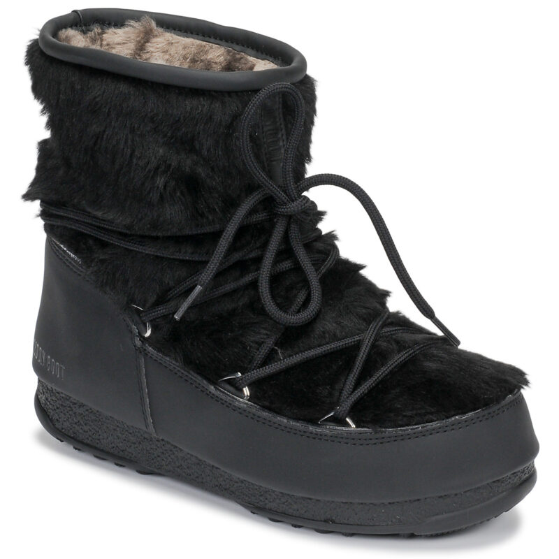 Moon Boot MOON BOOT MONACO LOW FUR WP Nero Scarpe da neve Donna - 1