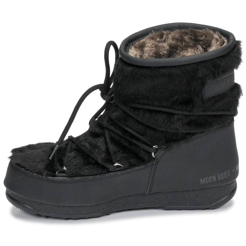 Moon Boot MOON BOOT MONACO LOW FUR WP Nero Scarpe da neve Donna - 4