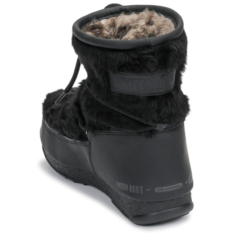 Moon Boot MOON BOOT MONACO LOW FUR WP Nero Scarpe da neve Donna - 5
