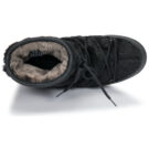 Moon Boot MOON BOOT MONACO LOW FUR WP Nero Scarpe da neve Donna - 6
