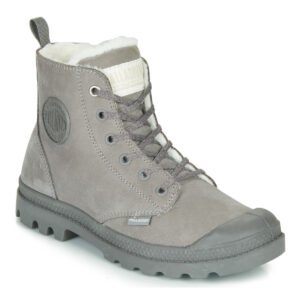 Palladium  PAMPA HI ZIP WL  Grigio -  Stivaletti Donna